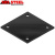 fence-post-base-plate-flange-heavy-duty-black