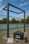 black aluminium box section rhs nsw supplier