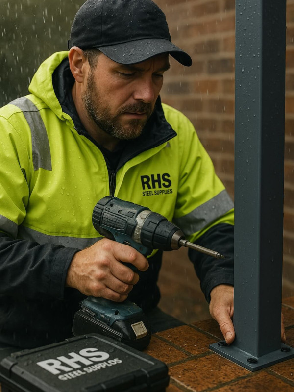 monument coated aluminium rhs cut to size