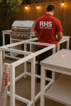 white aluminium rhs rectangular hollow section