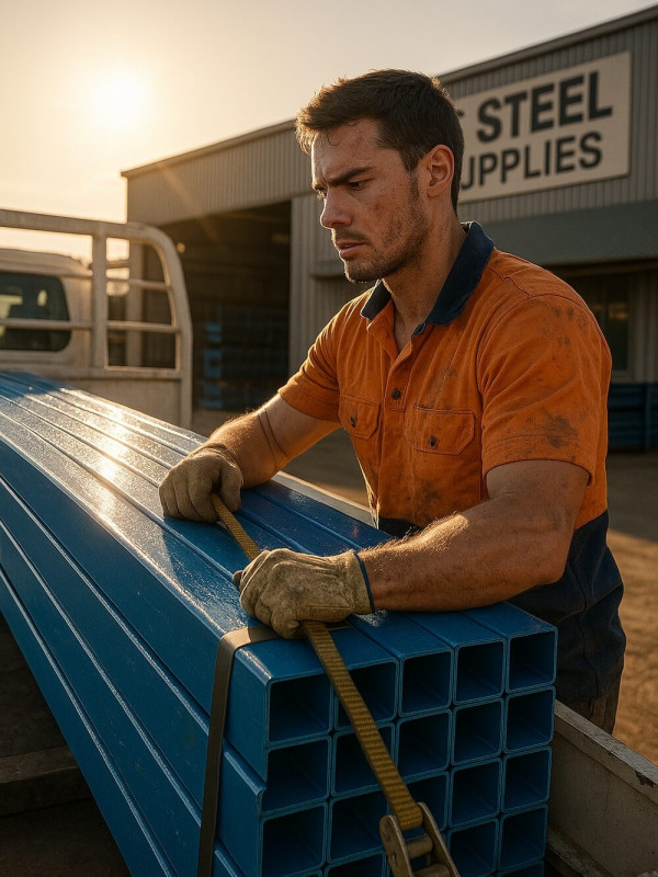 blue primed rhs rectangular section steel supplier nsw